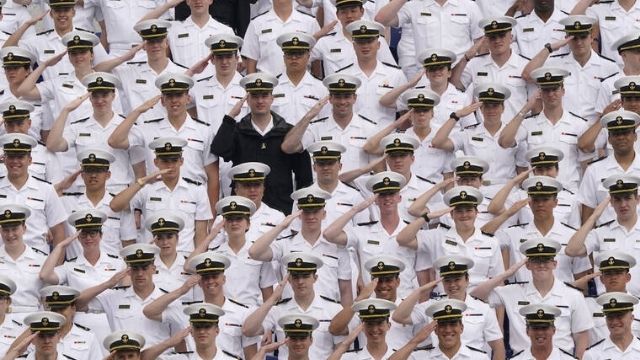 Biden tells Naval Academy grads Putin