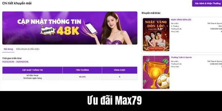 Max79 bảo mật giao dịch thông minh qua đa kênh