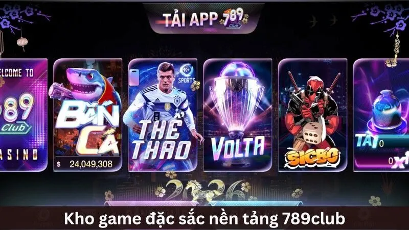 Giới thiệu về hệ thống game chủ lực tại 789Club